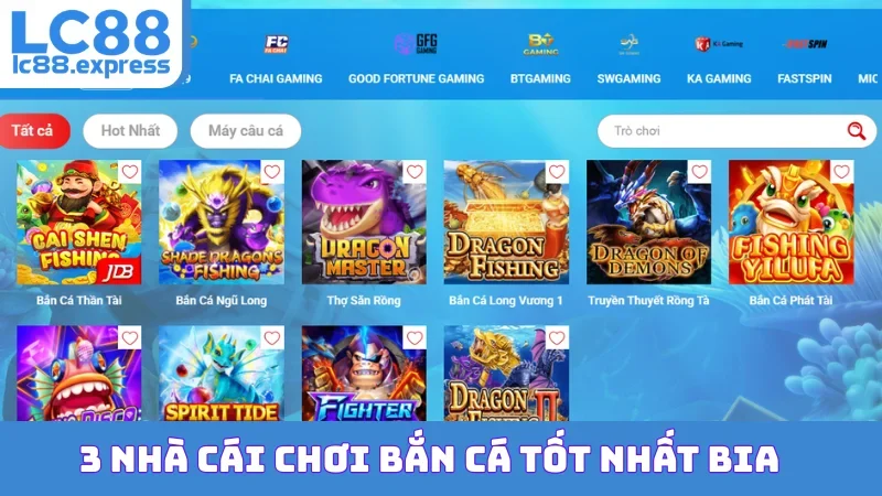 3 Nhà Cái Chơi Bắn Cá Tốt Nhất