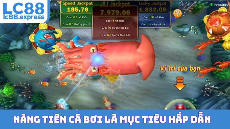 Nàng tiên cá bơi là mục tiêu hấp dẫn